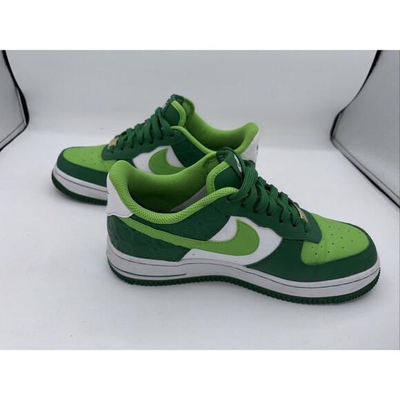 Nike Air Force 1 Low St. Patrick’s Day 2020 Size 5 Authentic Green VNDS - Picture 12 of 16